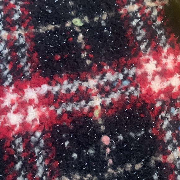 ✨ Burberry London Merino Wool Blend Checkered Scarf - Picture 8 of 9